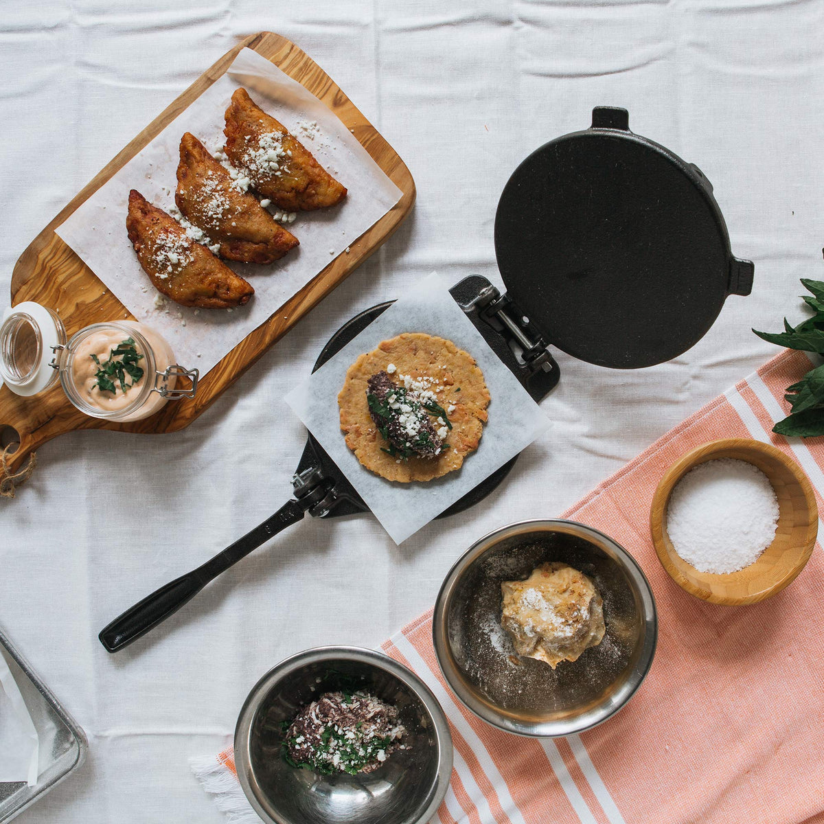 Tortillera Pataconera Hierro Fundido Curado Ø 20 cm