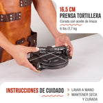 Tortillera Pataconera Hierro Fundido Curado Ø 16.5 cm