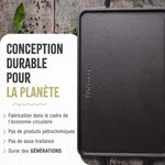 Plaque à Griller Réversible en Fonte Assaisonnée 33×21 cm