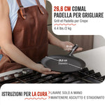 Padella per Grigliare Comal in Ghisa Stagionata Ø26.6 cm