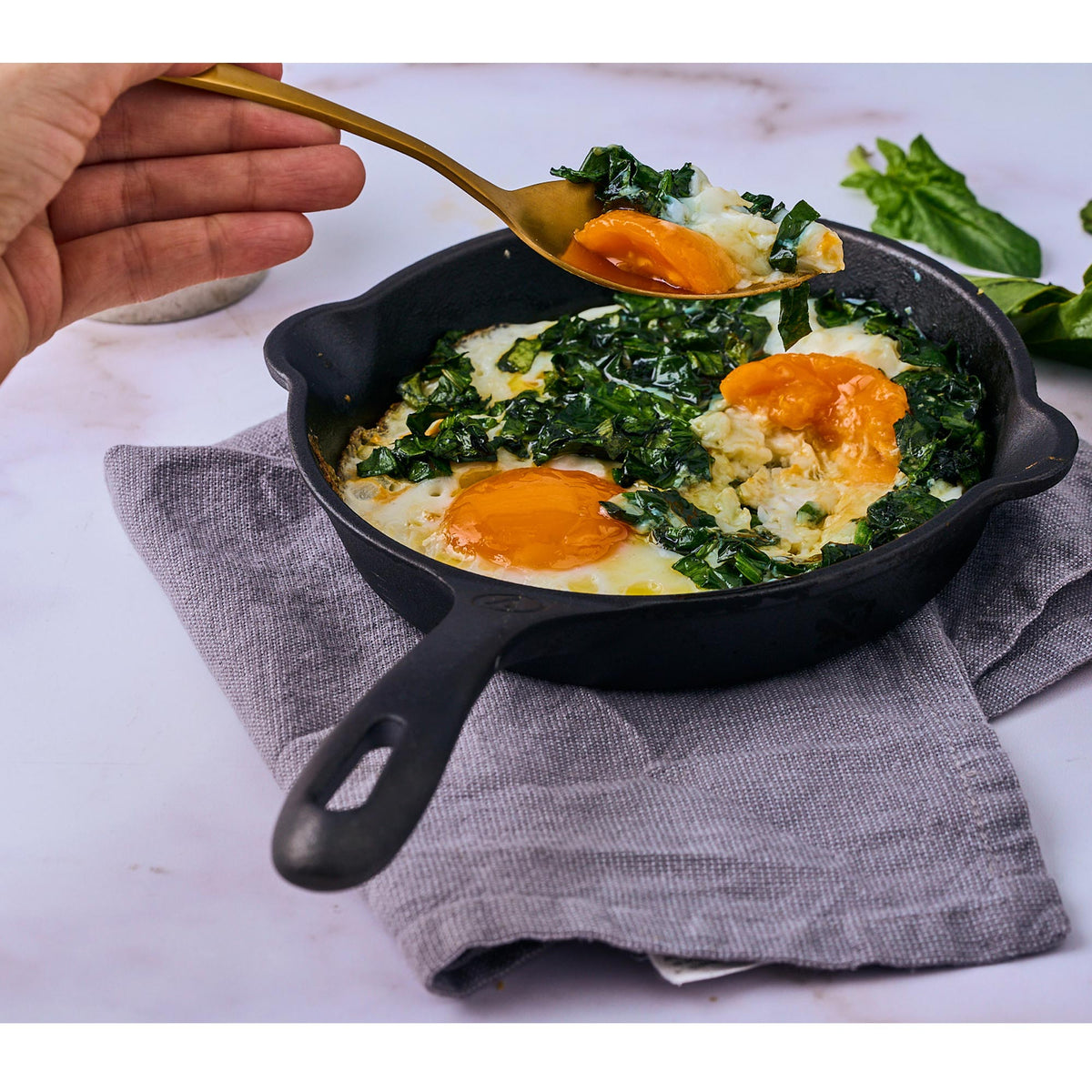 Sartén Hierro Fundido Curado Ø 16.5cm