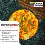 Poêle en Fonte Assaisonnée Ø20 cm