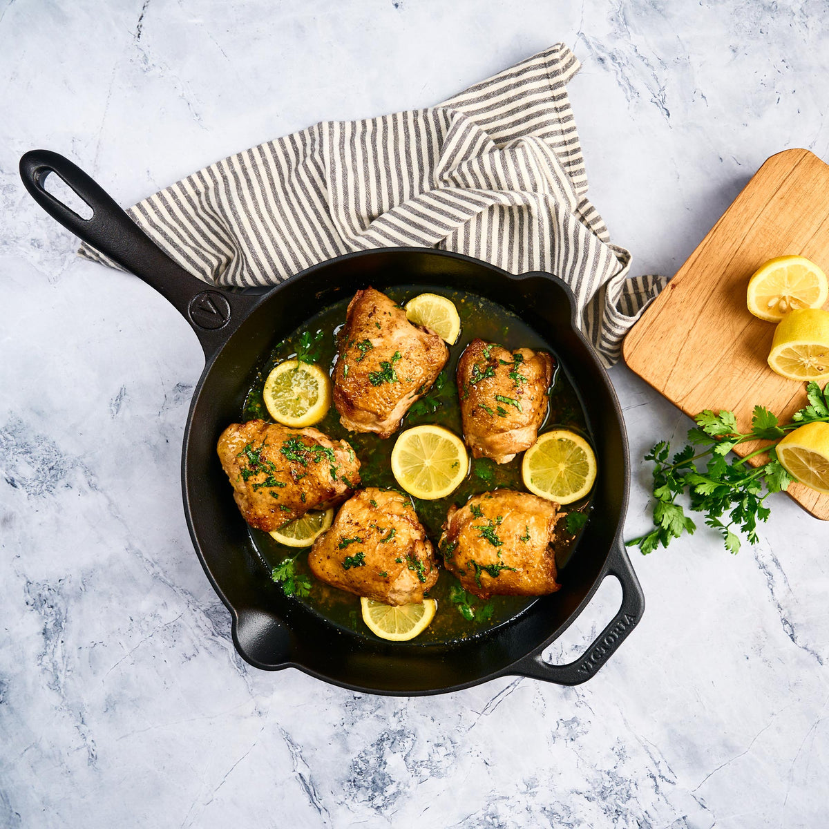 Sartén Hierro Fundido Curado Ø 25cm