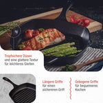 Grillpfanne Gusseisen Eingebrannte 25x25 cm