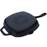 Sartén Grill Hierro Fundido Curado 25x25cm