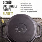 Horno Holandés Hierro Fundido Curado 3.8L