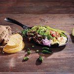 Sartén Fajita Hierro Fundido Curado 25x18cm