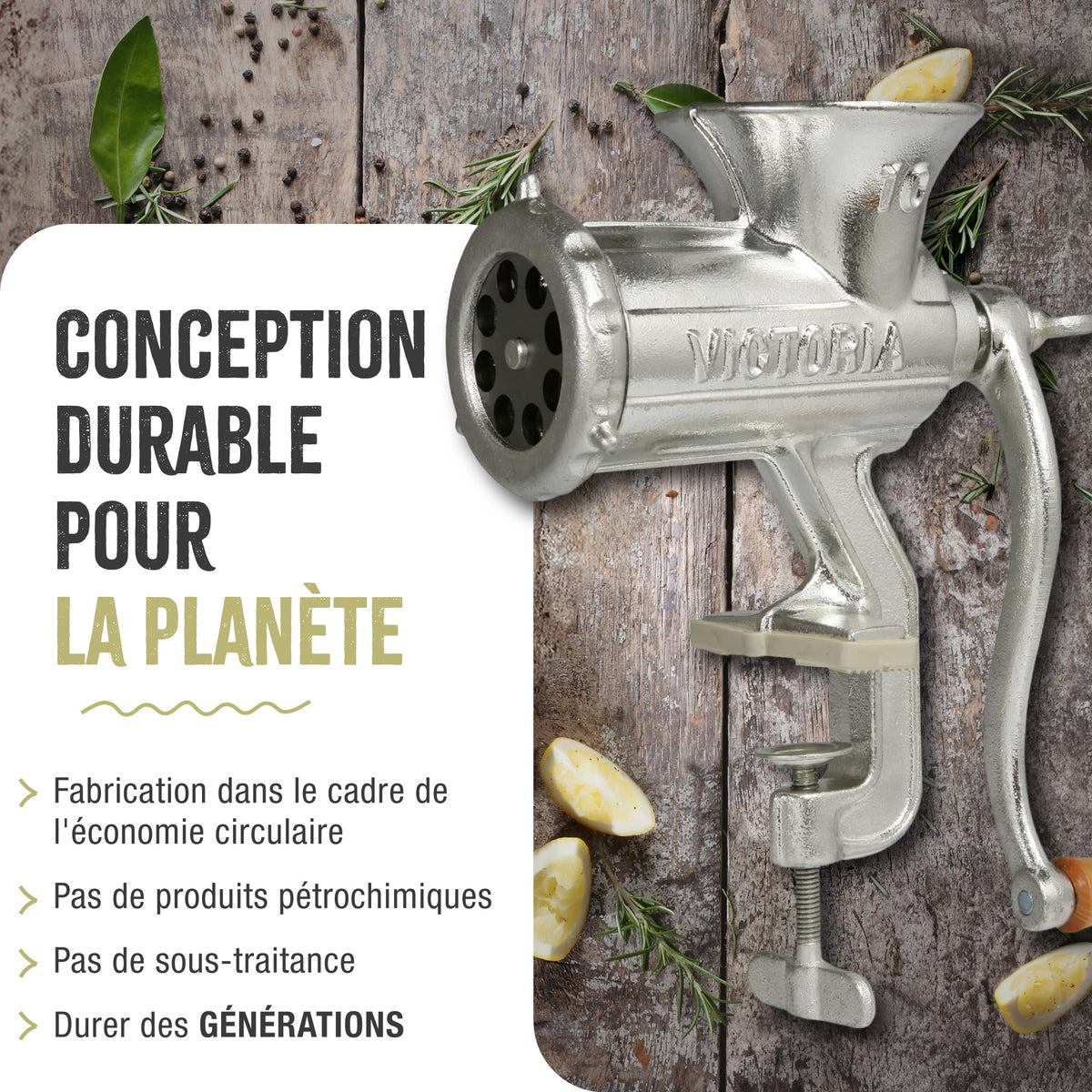Hachoir à Viande Manuel Nº10