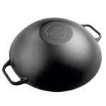 Wok Gusseisen Eingebrannte Ø 35.5 cm