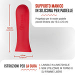 Supporto Manico in Silicona per Padelle Ø16.5–20 cm Piccolo