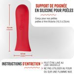 Support de Poignée Protection en Silicone pour Poêles Ø16.5–20 cm (petit)