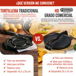 Tortillera Pataconera Hierro Fundido HD Curado Ø 25 cm