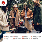 Horno Holandés Combo Hierro Fundido Curado 5.7L