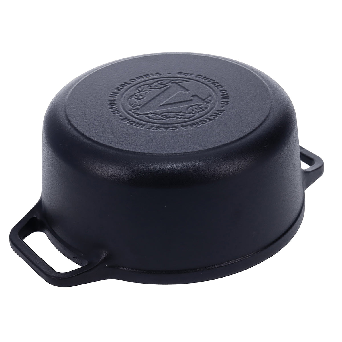 Forno Olandese Pentola Combo in Ghisa Stagionata 5.7 L