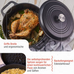 Dutch Oven Gusseisen Eingebrannte 5.7 L
