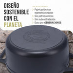 Horno Holandés Hierro Fundido Curado 5.7L