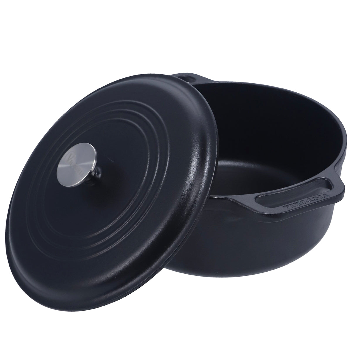 Horno Holandés Hierro Fundido Curado 6.6L