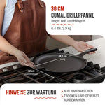 Comal-Grillplatte Gusseisen Eingebrannte Ø 30 cm