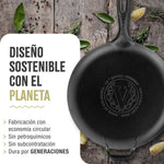 Plancha Comal Hierro Fundido Curado Ø 30cm