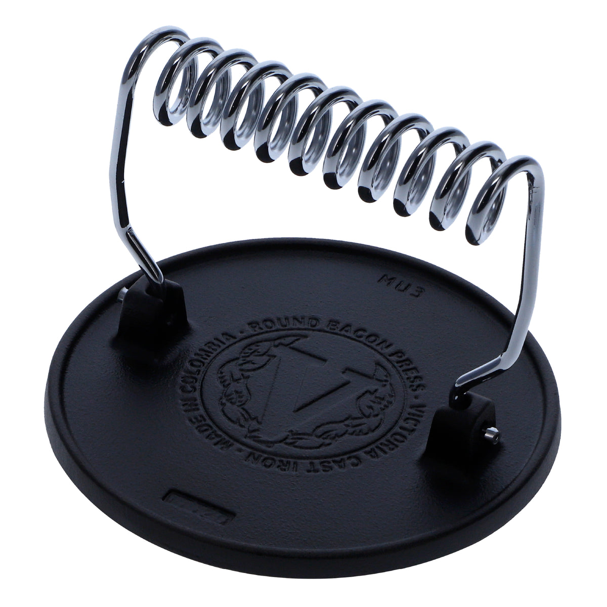 Prensa Hamburguesas Hierro Fundido Curado 16.5cm