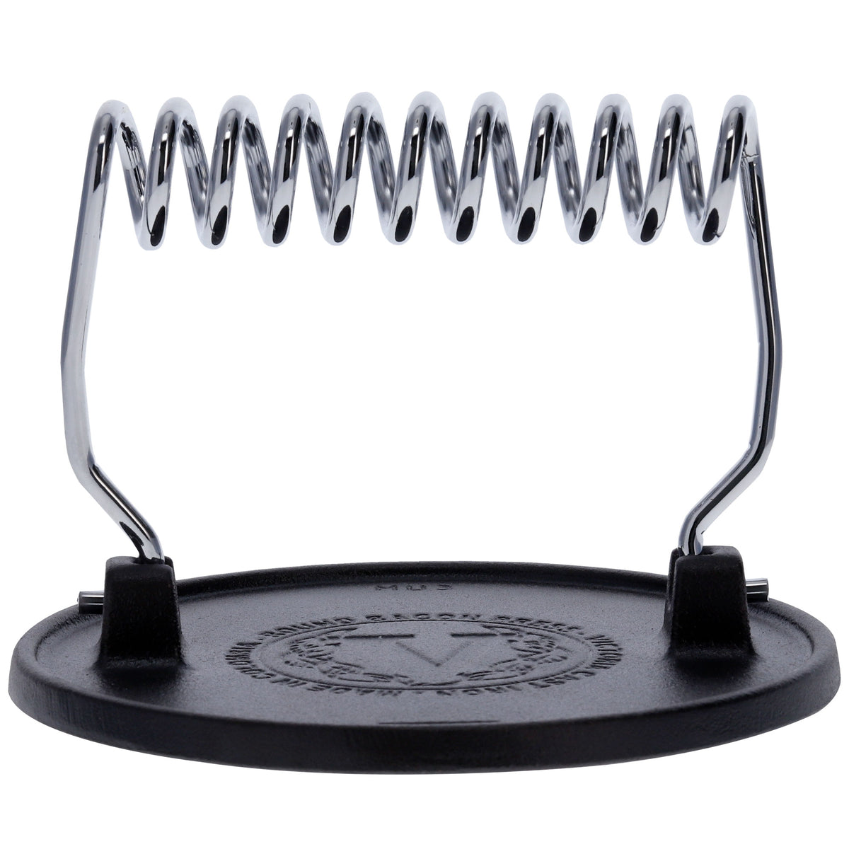 Prensa Hamburguesas Hierro Fundido Curado 16.5cm