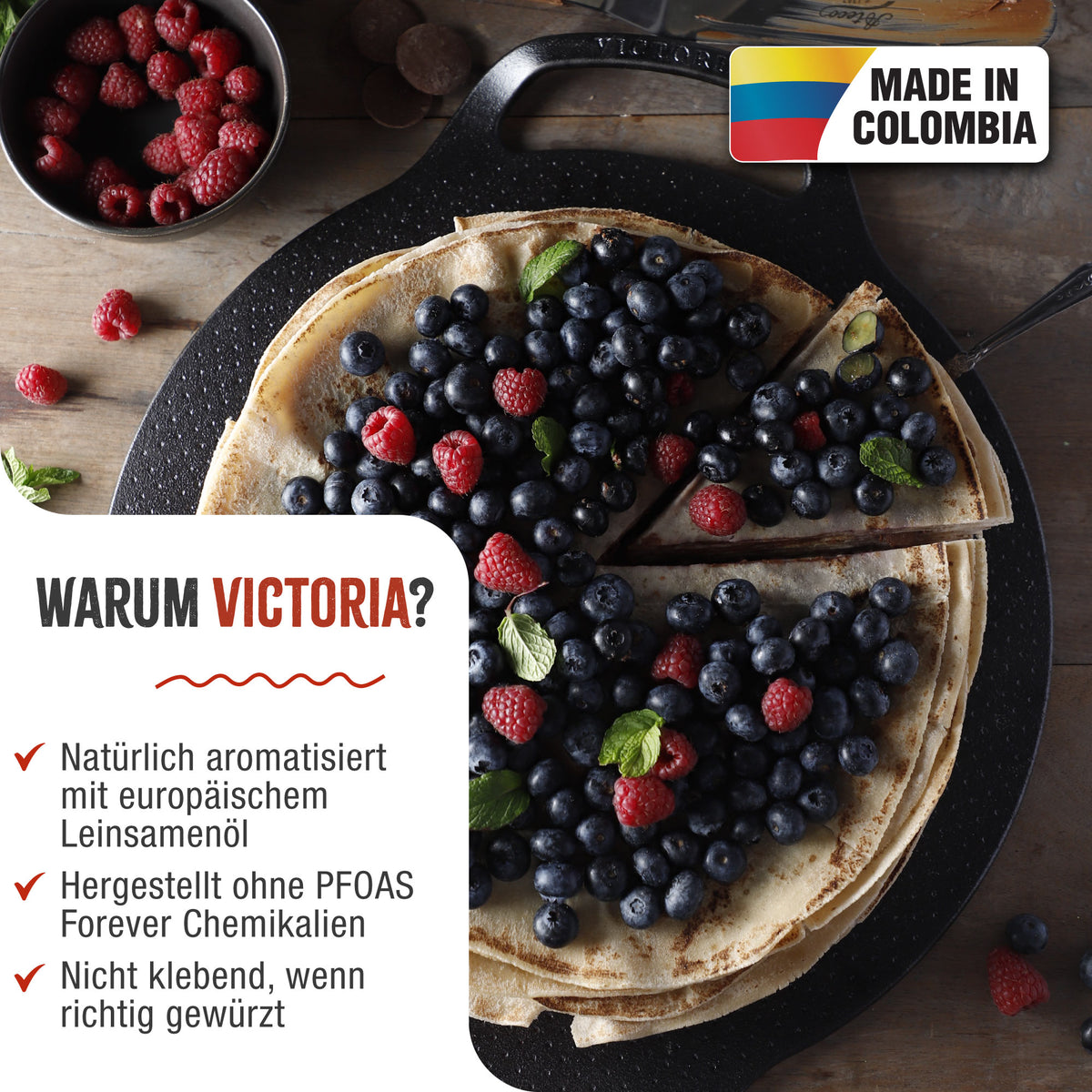 Grillplatte fur Pizza Gusseisen Eingebrannte Ø 38 cm