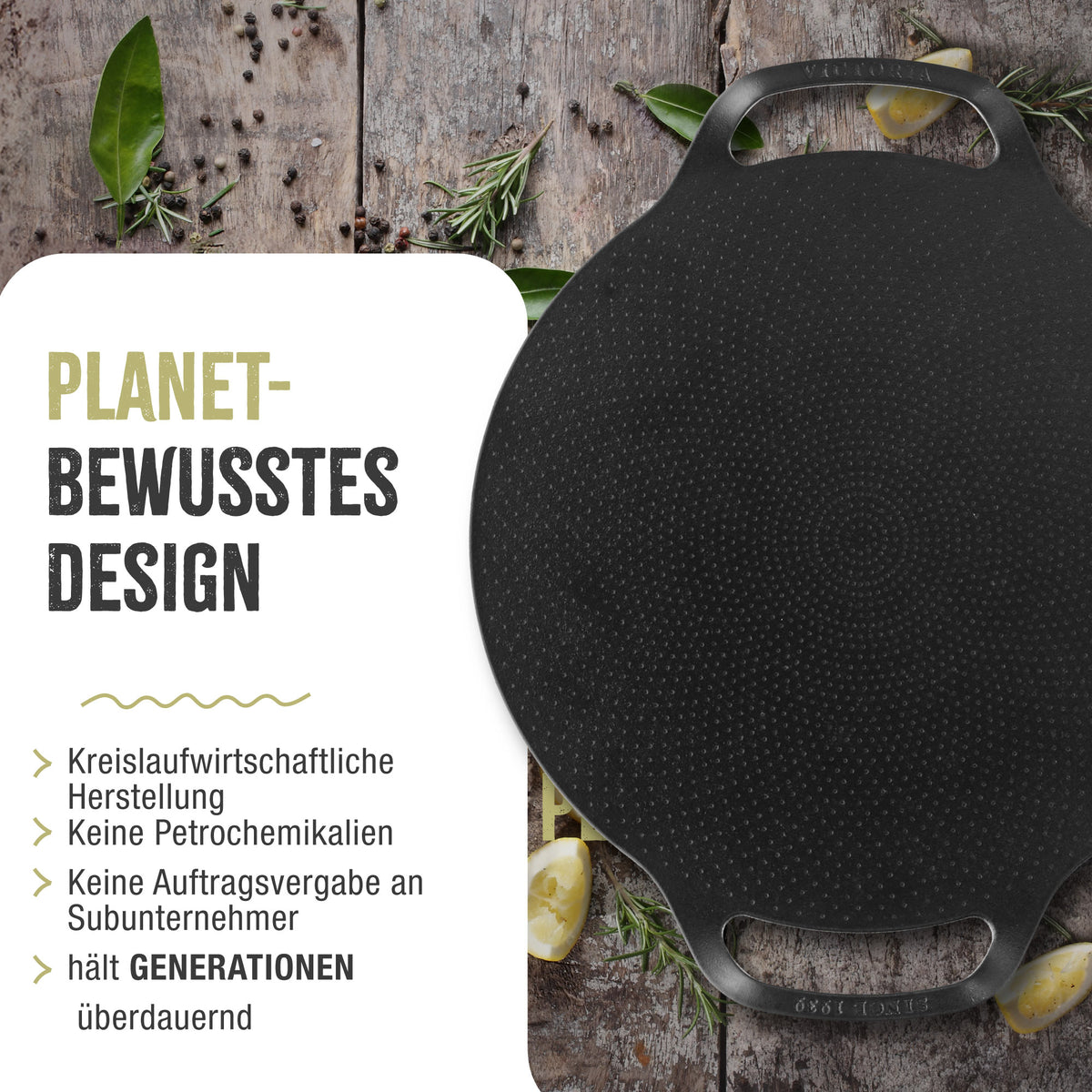 Grillplatte fur Pizza Gusseisen Eingebrannte Ø 38 cm