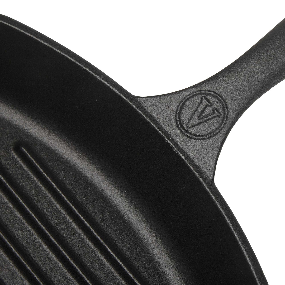 Sartén Grill Hierro Fundido Esmaltado 25x25cm