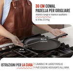 Padella per Grigliare Comal in Ghisa Smaltata Ø30 cm