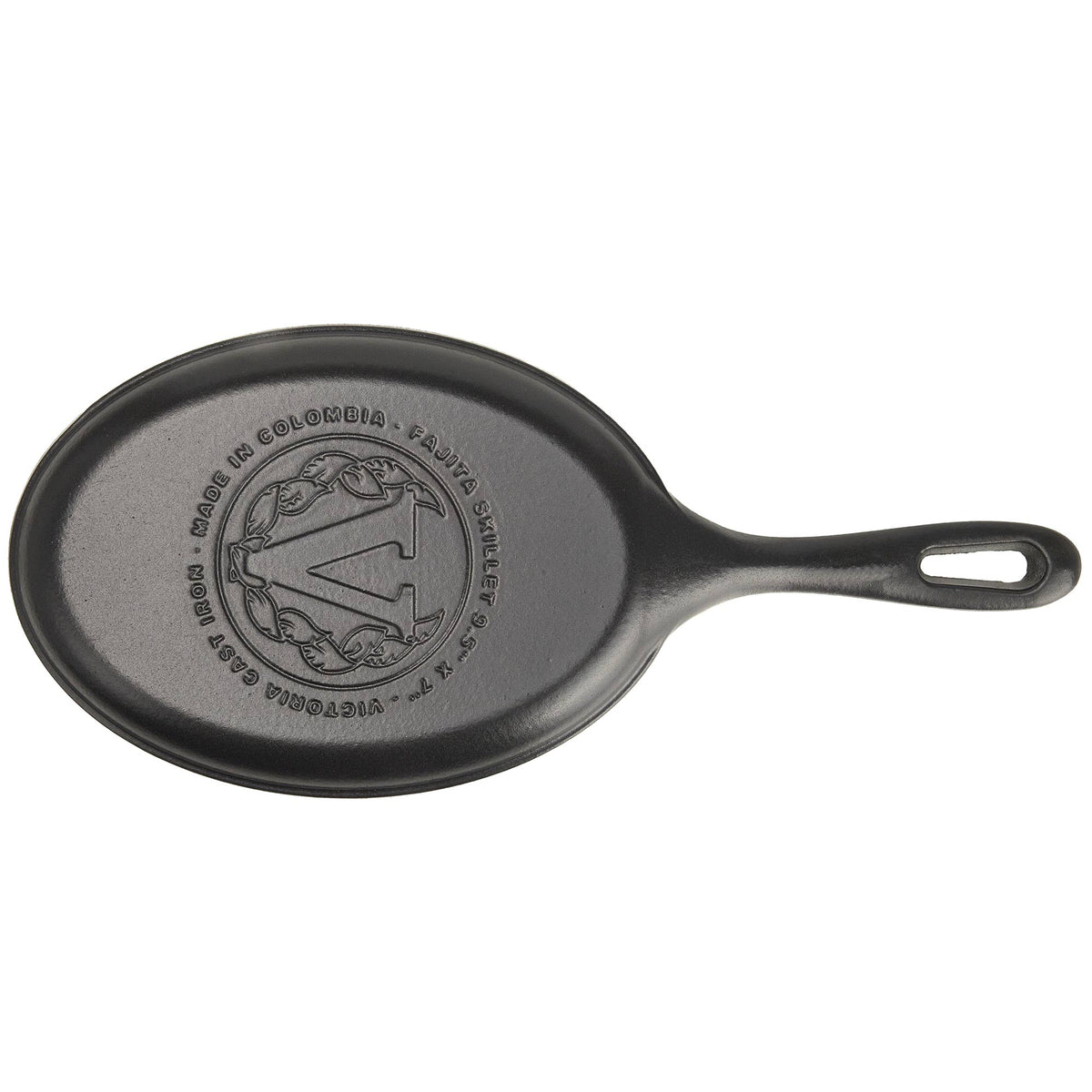 Sartén Fajita Hierro Fundido Esmaltado 25x18cm