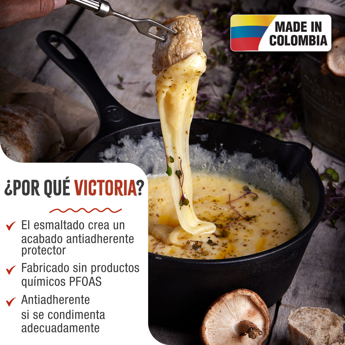 Sartén Honda Hierro Fundido Esmaltado Ø 20cm