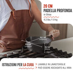 Padella Profonda in Ghisa Smaltata Ø20 cm