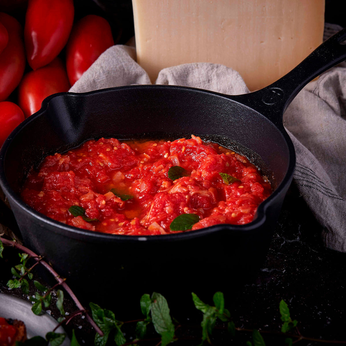 Sartén Honda Hierro Fundido Esmaltado Ø 20cm