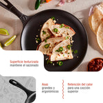 Plancha Comal Hierro Fundido Esmaltado Ø 26.6cm