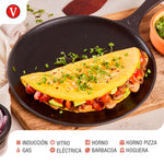 Plancha Comal Hierro Fundido Esmaltado Ø 26.6cm