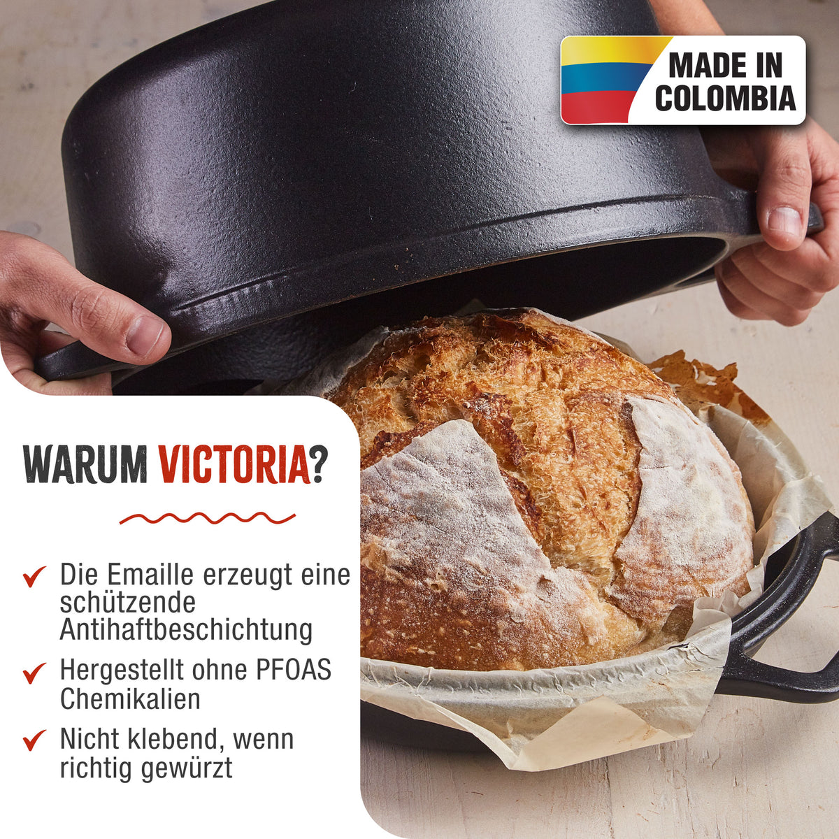 Dutch Oven Combo Gusseisen Emailliert 5.7 L