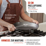Paellapfanne Emaillierte Gusseisen Ø 33 cm