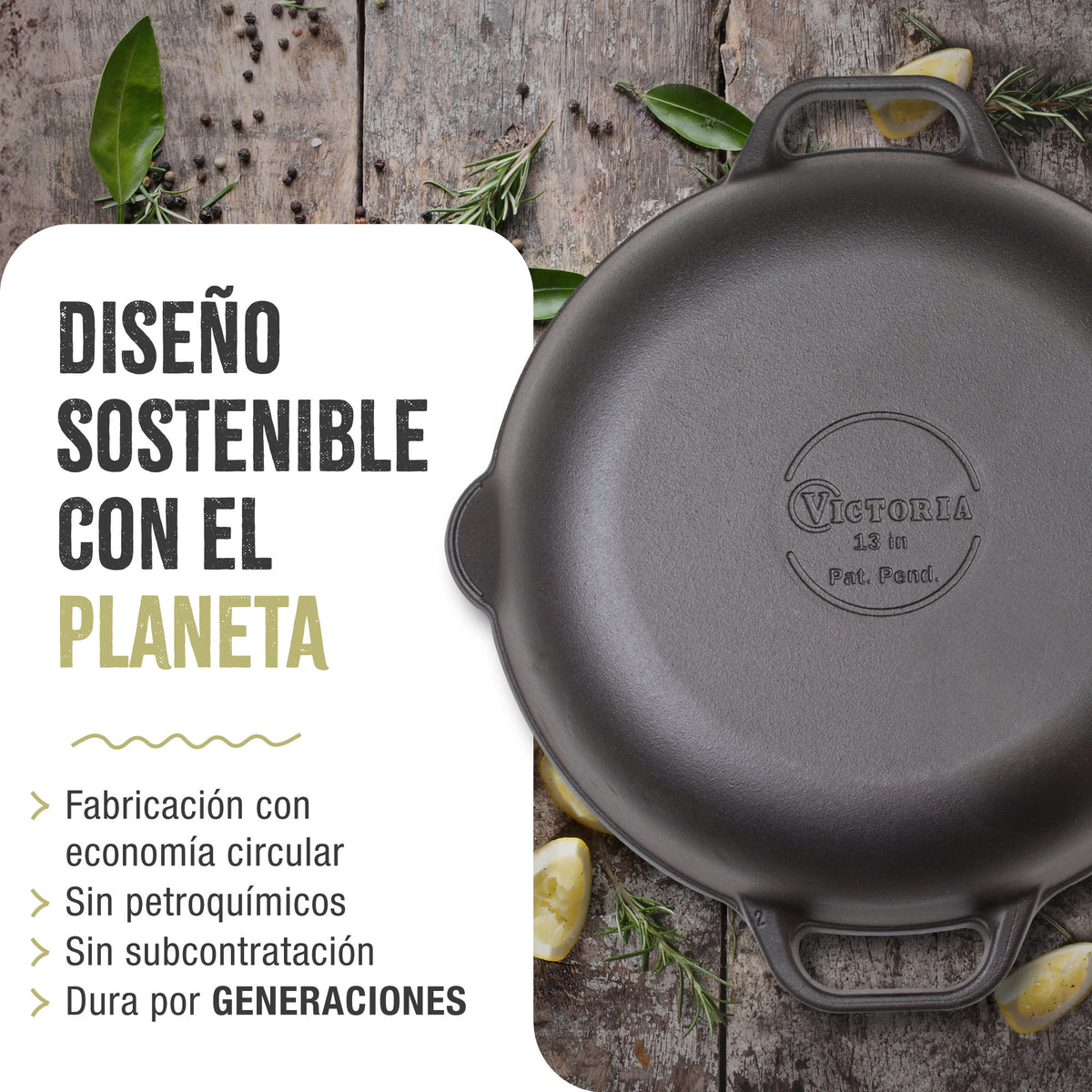 Paellera Hierro Fundido Esmaltado Ø 33cm