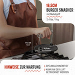 Burgerpresse Emaillierte Gusseisen 16.5 cm
