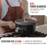Forno Olandese in Ghisa Smaltata 6.6 L