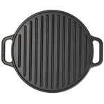 Plancha Asar Redonda Hierro Fundido Esmaltado 32 cm