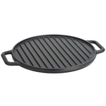 Plancha Asar Redonda Hierro Fundido Esmaltado 32 cm