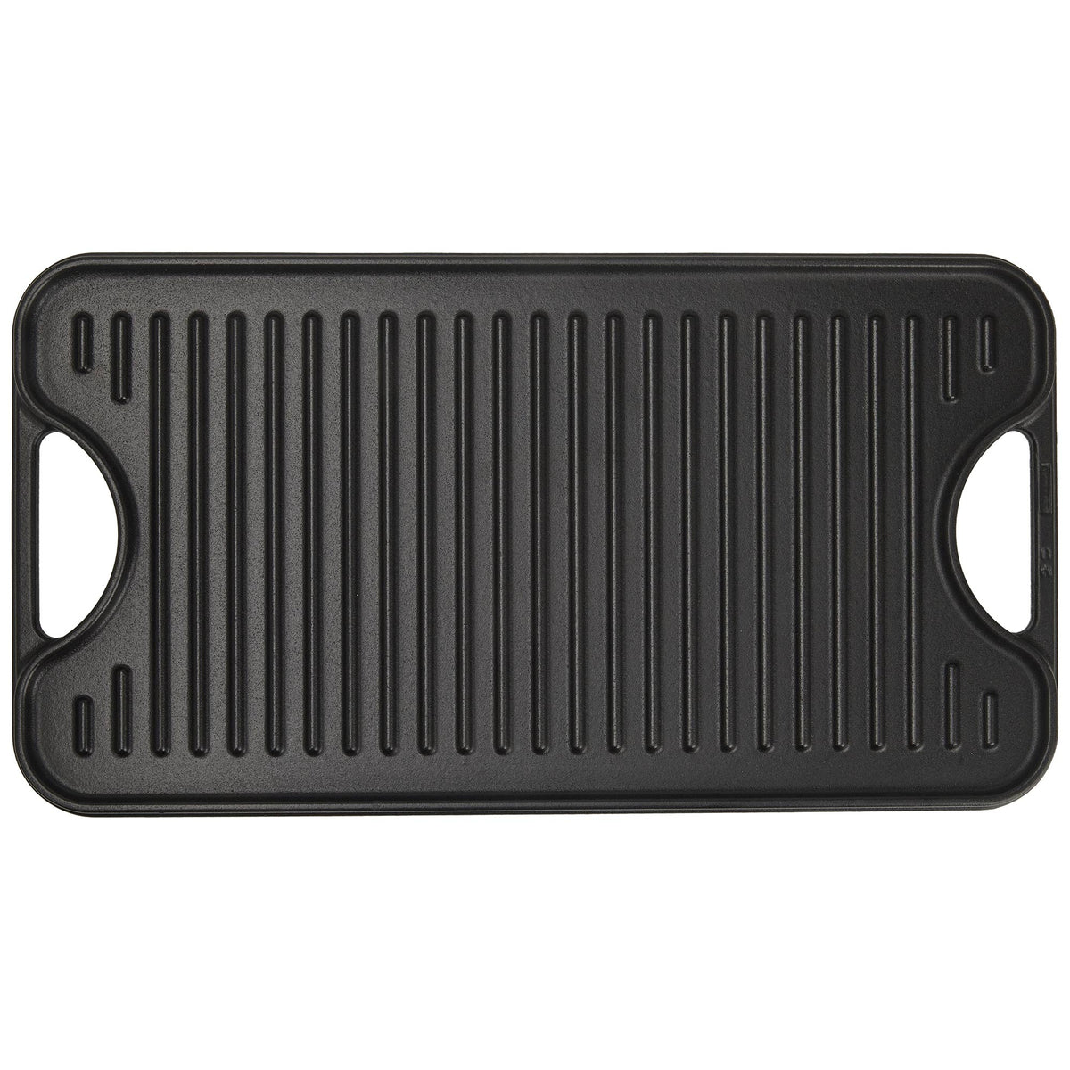 Plancha Asar Reversible Hierro Fundido Esmaltado 47x25cm