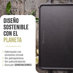Plancha Asar Reversible Hierro Fundido Esmaltado 33x21cm