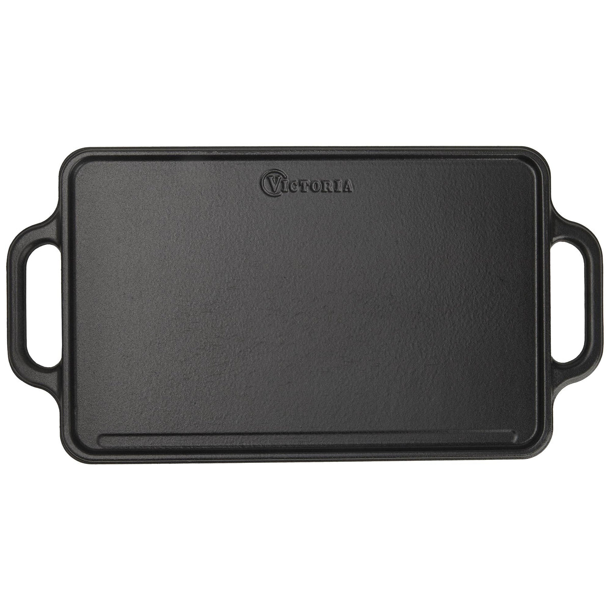 Wendbare Grillplatte Emaillierte Gusseisen 33x21 cm