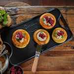 Plancha Asar Reversible Hierro Fundido Esmaltado 50x35cm