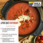 Horno Holandés Hierro Fundido Curado 1.9L