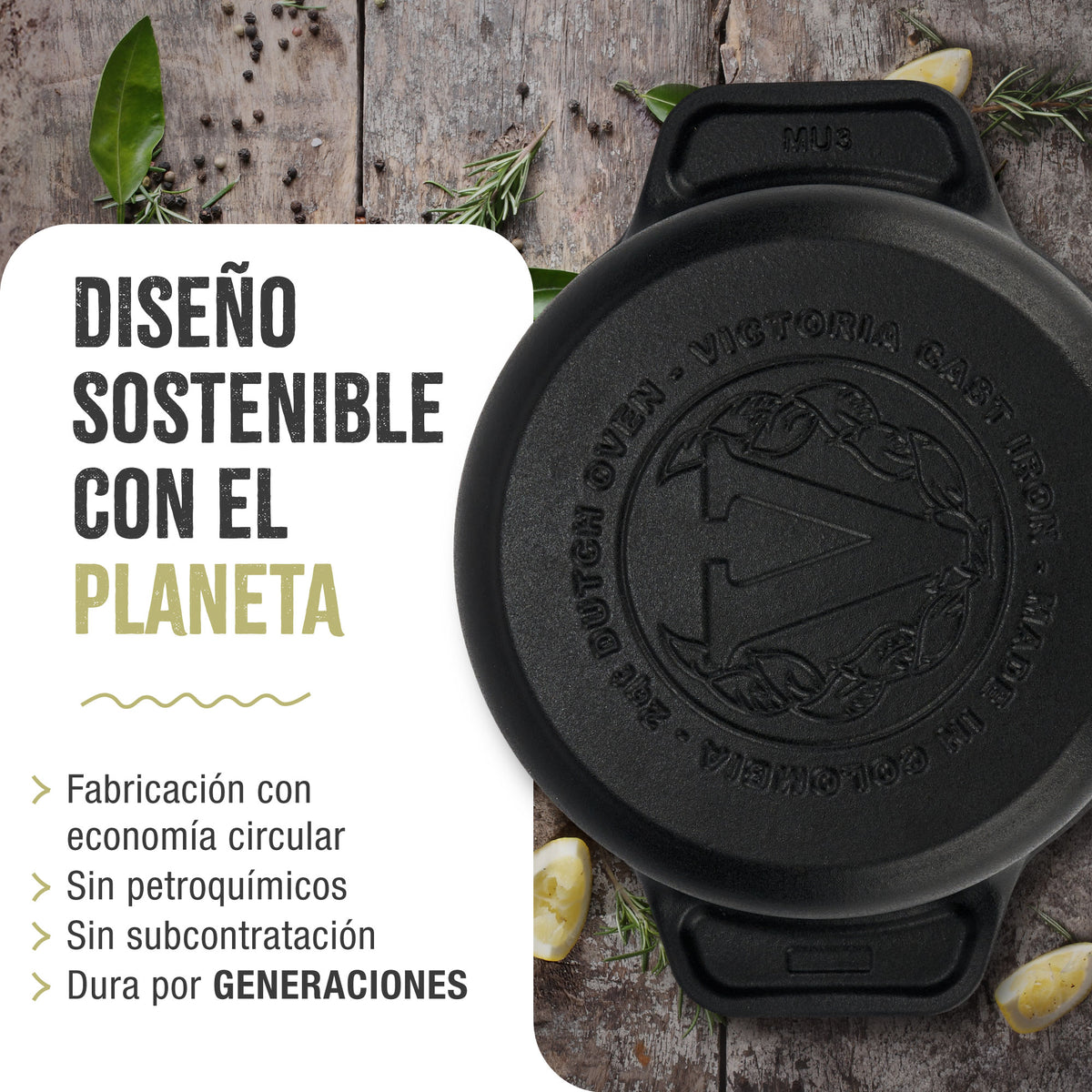 Horno Holandés Hierro Fundido Esmaltado 1.9L