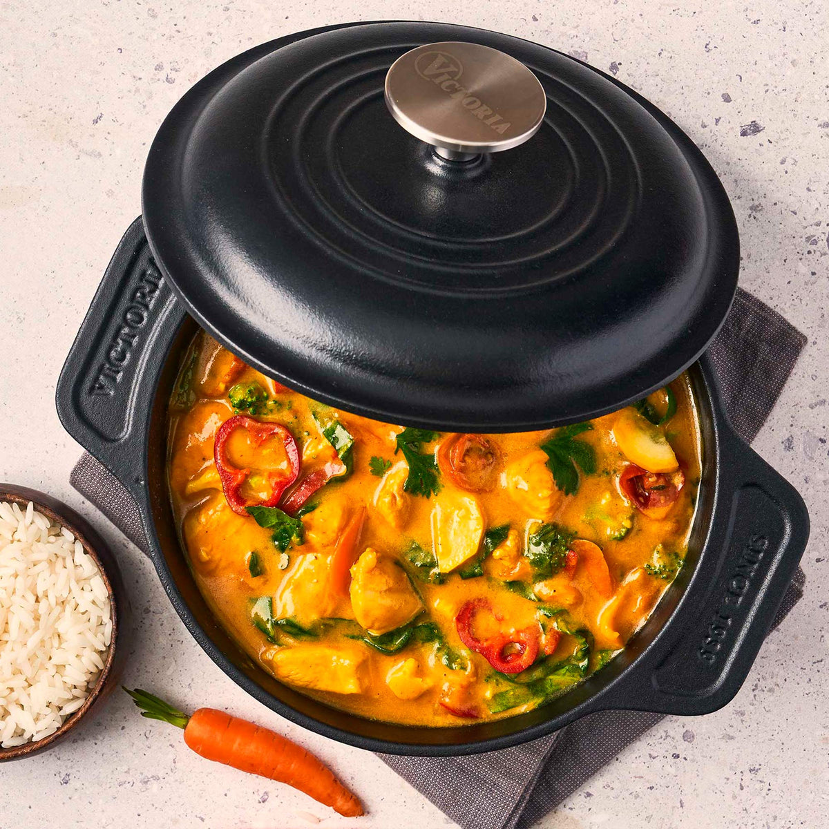 Forno Olandese Pentola in Ghisa Smaltata 1.9 L