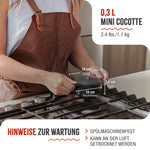 Mini-Cocotte Gusseisen Emailliert 0.3 L
